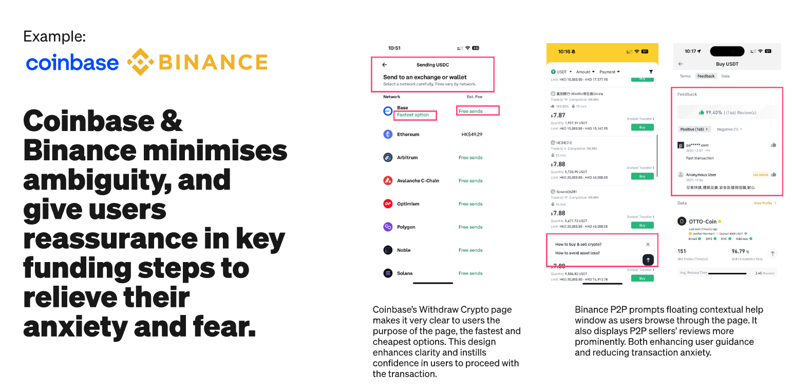 Coinbase and Binance competitor analysis