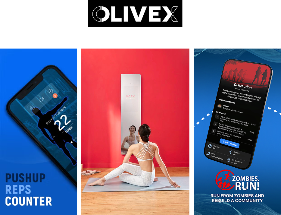 OliveX logo and products